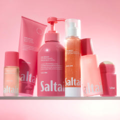 Saltair body lotion creamy texture demonstrates smooth, non-greasy feel