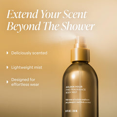 Saltair body mist two-pack bottles side for easy application