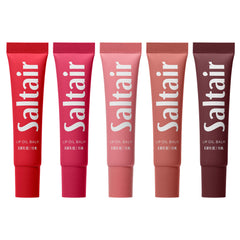 Saltair Lip Oil Balm clear bottle delivers moisture with a high-gloss finish for daily wear.