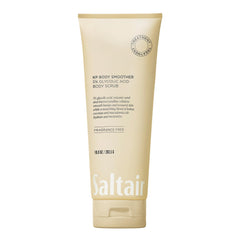 Saltair KP Body Scrub 5% Glycolic application showing gentle exfoliation for smoother skin