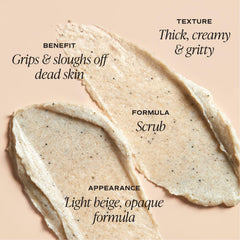 Saltair KP Body Scrub volcanic sand texture highlighting natural exfoliation without irritation