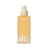 Saltair Saltwater Vanilla bottle pump shows non-greasy, quick hydration for dry skin.