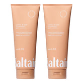 Saltair Santal Bloom tube 10oz front shows hydrated skin potential with the creamy lotion