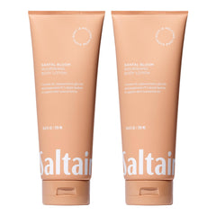 Saltair Santal Bloom tube 10oz front shows hydrated skin potential with the creamy lotion
