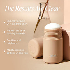 Saltair Skincare Deodorant Santal Bloom stick with smooth glide and no white marks