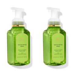Sameriver Eucalyptus Mint foaming hand soap bottle delivers refreshing cleanse with soothing Aloe.