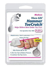 Sameriver Pedifix Visco GEL Hammer Toe Crutch front view for toe support and comfort