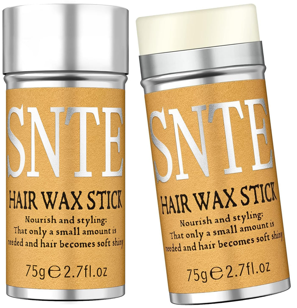 Samnyte Hair Wax Stick 2PCS flatlay for easy on-the-go styling