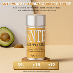 Samnyte Hair Wax Stick enables targeted application on small areas