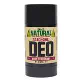 Sam’s Natural Patchouli deodorant bottle ready for everyday wear and all-day freshness