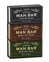 San Francisco Soap Company Man Bar Midnight Amber—deep cleanse for daily shower.