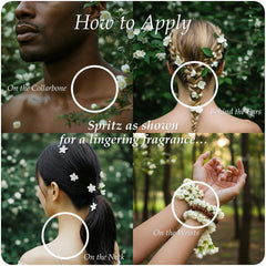 Sand + Fog Jasmine & Cedarwood dropper demonstrates precise application for pulse points.