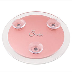 Espejo SANTOO 15X con aro rosado para estilo elegante.