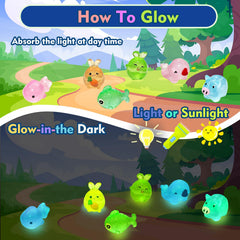 Santrela glow-in-the-dark toy bath bombs brighten nighttime baths