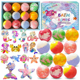 Santrela bath bombs reveal a surprise inside, heightening bath-time anticipation for kids
