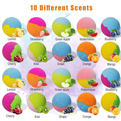 Santrela bombs float and fizz, turning bath water into a playful scene.