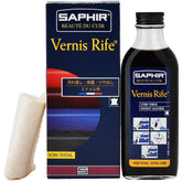 SAPHIR Vernis Rife patent leather cleaner bottle delivers high-gloss cleaning