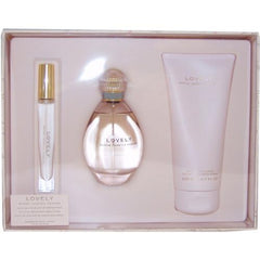 Sarah Jessica Parker Lovely 3 Count gift set highlights versatile scent for gifting or personal use.