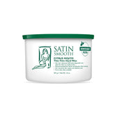 Satin Smooth Citrus Mojito wax pour shows easy-to-pour texture for precise application.