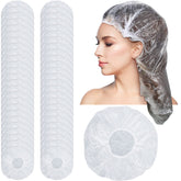 SATINIOR disposable shower cap in clear packaging shows hair condition during wash