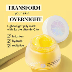Saturday Skin Yuzu night-cream application shows hydrating overnight glow.