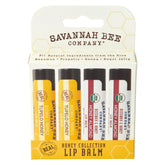 Savannah Bee Collection Lip Balm Tupelo Honey tube provides silky hydration.