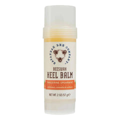 Savannah Bee Company Beeswax Heel Balm packaging shown for sandal-season foot care.