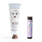 Savannah Bee Holiday Hand Cream tube delivering lasting moisture for soft, smooth hands.