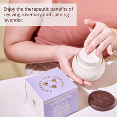 Texture closeup shows creamy, smooth moisture from Royal Jelly Butter.