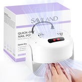 SAVILAND 600W nail dryer front view showing compact design for efficient nail care