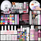 SAVILAND acrylic nail kit beginners setup—starter tools for home nail practice and skill growth