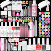 SAVILAND acrylic nail kit with UV light offers an at-home salon setup for nails.