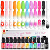 SAVILAND airbrush gel nail polish set packaging signals professional salon-ready kit