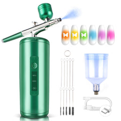 SAVILAND airbrush nails kit cordless for precise salon-grade nail art at home