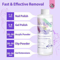 SAVILAND cuticle oil nourishes nails during removal
