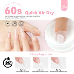 SAVILAND activator dries quickly for efficient at-home manicures