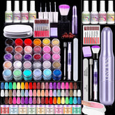 SAVILAND dip powder kit box with all-in-one tools for easy at-home manicures.