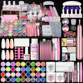 Saviland Essentials kit box shows an all-in-one at-home manicure setup for salon-quality nails.