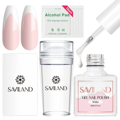 SAVILAND french-nail-stamper-kit enables effortless at-home manicure.