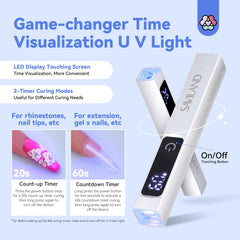 SAVILAND LED U V Light offers 20s and 60s timers for versatile curing tasks.