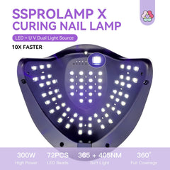 SAVILAND motion-sensor in action demonstrates hands-free, efficient gel nail curing