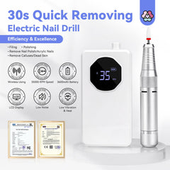 SAVILAND nail drill kit 14 bits enables versatile grinding, carving, and polishing tasks.