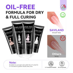 SAVILAND slip solution shown aiding smooth application and long-lasting glide.