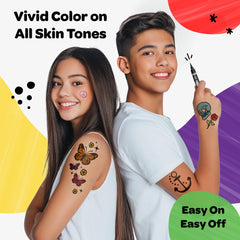 Savvi Crayola 8ct tattoo markers designed in the USA for quality.