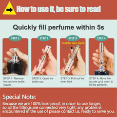 SAWOHO 5ml capacity keeps fragrance compact for quick refreshes