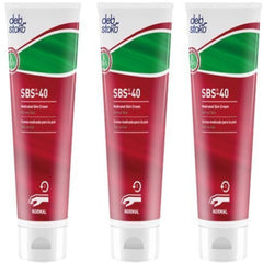 SBS-40 Skin Cream 100ml 3-tubes front view offering fast absorption and gentle skin conditioning.