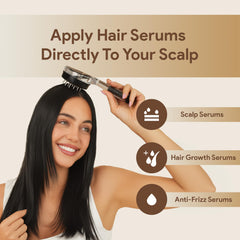 Scalp Direct roller-ball bristles show spill-free oil application.