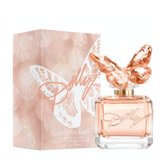 SCENT BEAUTY Dolly Parton Scent from Above bottle in purse demonstrates portable size.