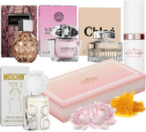 Scent Town gift box unboxing, elegant presentation for gifting and discovering new scents.