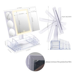 Schliersee Trifold Storage tray highlights integrated organization for brushes and lipsticks